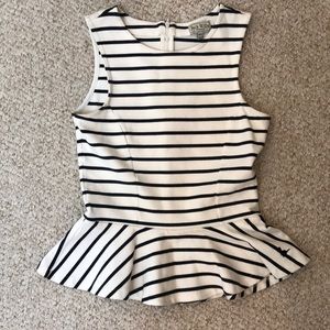 Peplum tank top